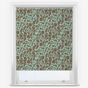 Sonova Studio Moo Mosaic Aqua Rust Roller Blind