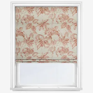 Flora Terracotta Roman Blind
