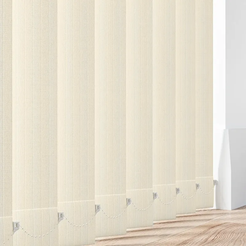 Stripe Ivory Vertical Blind | Classic Striped Fabric