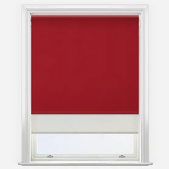 Double Roller Aqualuxe Sunvue Lava & Cream Double Roller Blind