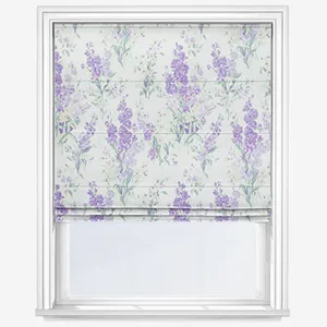 Laura Ashley Stocks Lavender Roman Blind