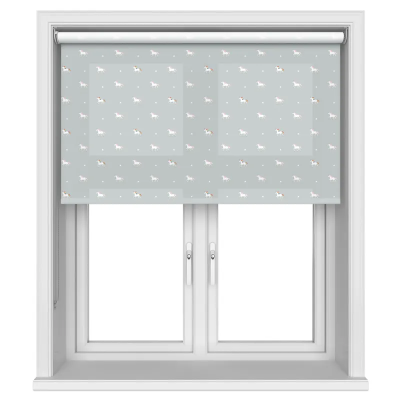 Sophie Allport Unicorn Pale Duckegg Blinds Uk