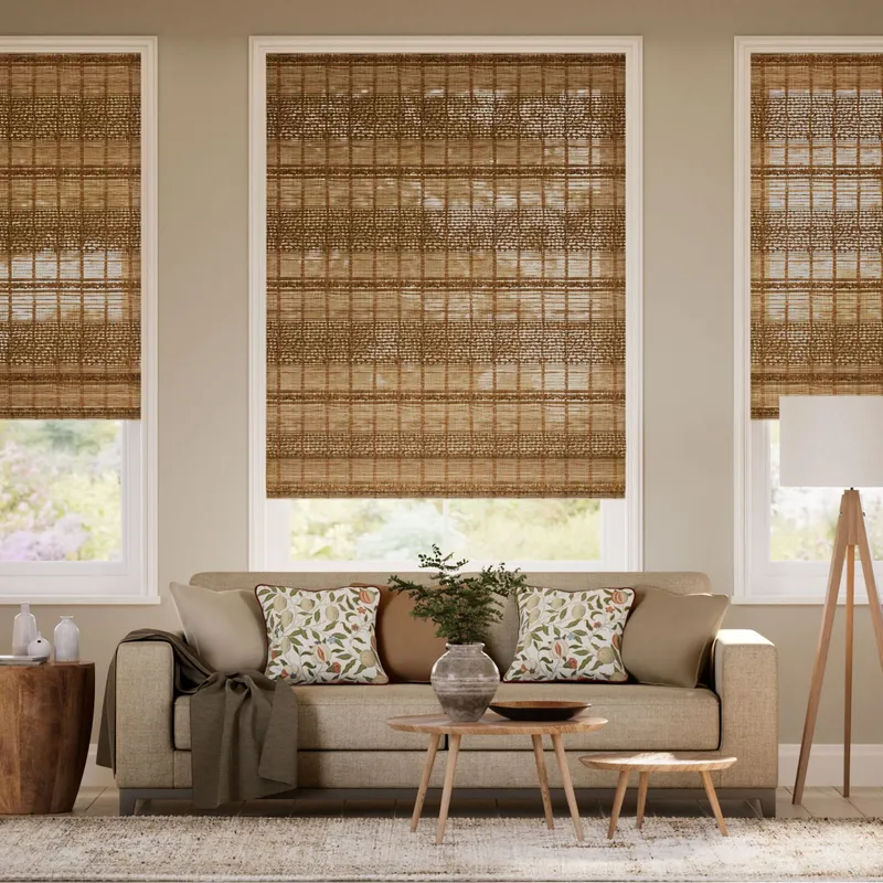 Marius Chestnut Roman Blind