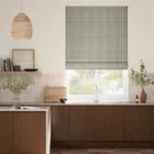 Taylor Slate Stripe Roman Blind