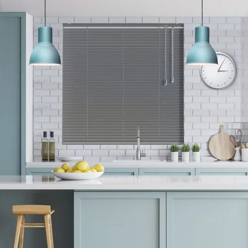 Silver Shimmer Venetian Blind