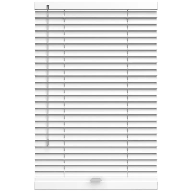 Quickstick Tradechoice White Real Wood Blinds Uk