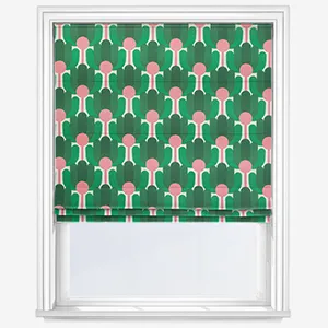 Orla Kiely Florida Jade Roman Blind