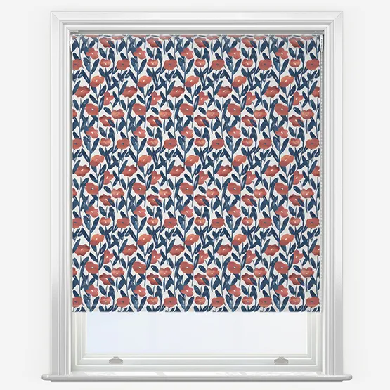 Sonova Studio Poppy Pasture Blood Orange Roller Blind