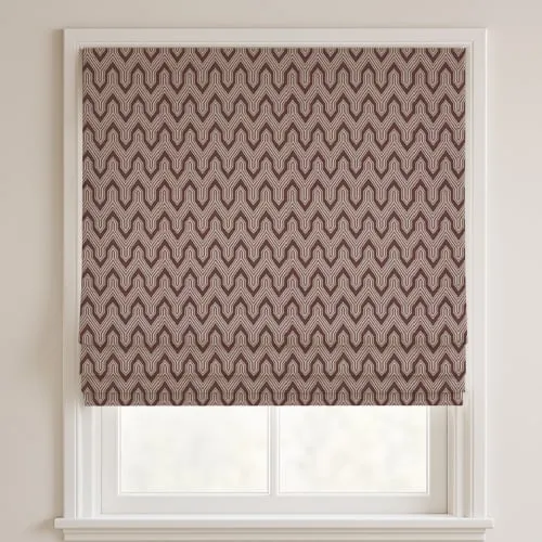 Karma Merlot Deluxe Roman Blinds