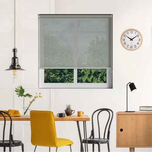 Grey Sun Screen Roller Blind