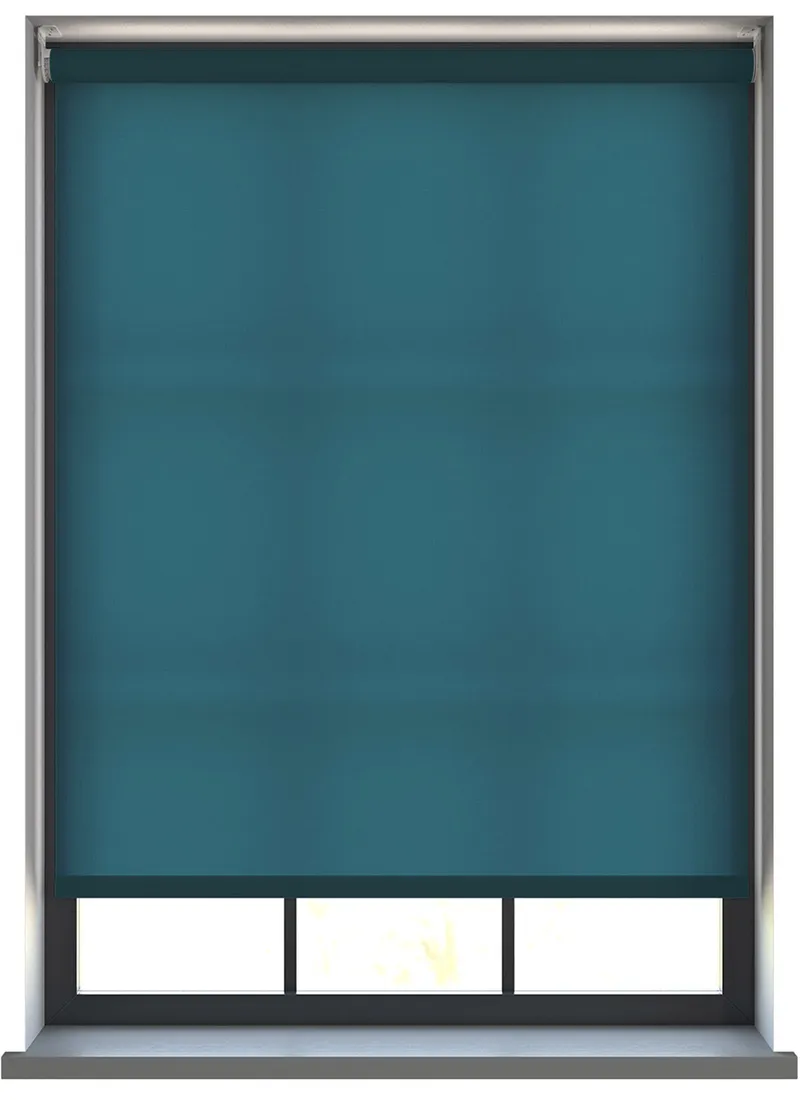 Burst Ocean Green Roller Blind