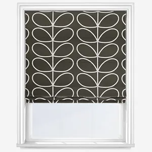 Orla Kiely Jumbo Linear Stem Kelp Roman Blind