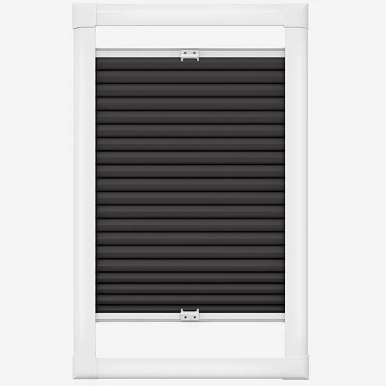 Double Sided Ecocell Blackout Espresso Perfect Fit Pleated Blind