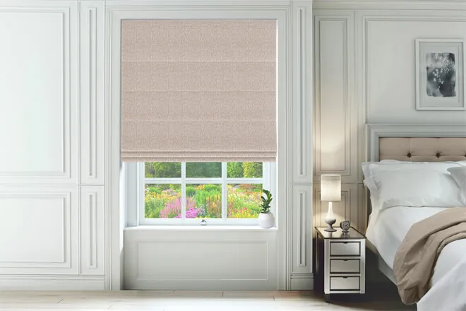 Joplin Stone - Patterned Roman Blind