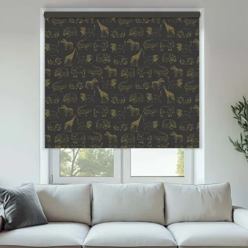 Twilight Trail Gold Cordless Roller Blinds - Shop Now