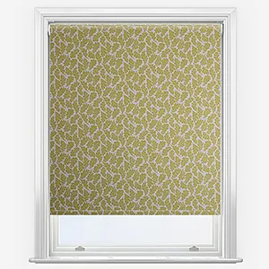 Land & Shore Oak Leaf Ochre Roller Blind