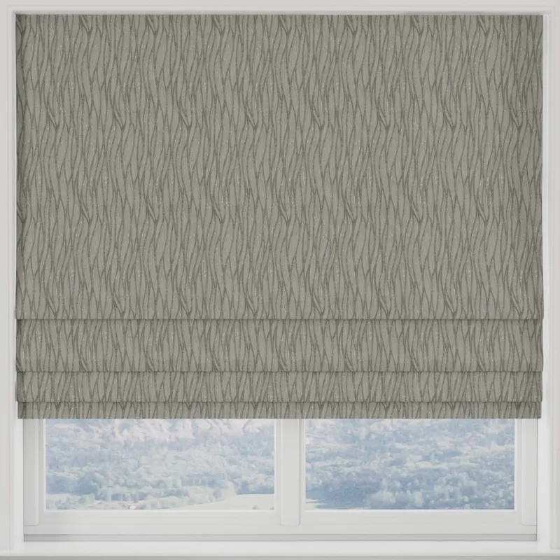 Linear Made To Measure Roman Blind Silver