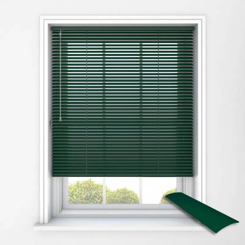 0245 Bottle Green Venetian Blinds