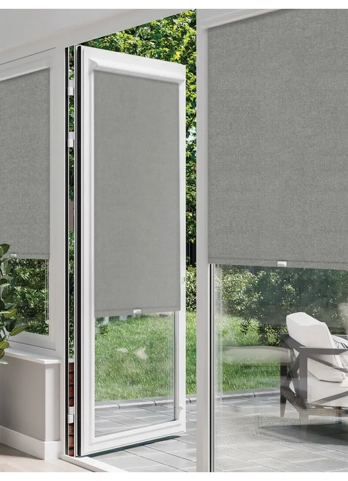 Melbourne Slate Grey Perfect Fit® Roller Blind