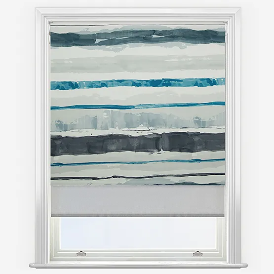 Double Roller Como Lago Sunvue Dove Double Roller Blind
