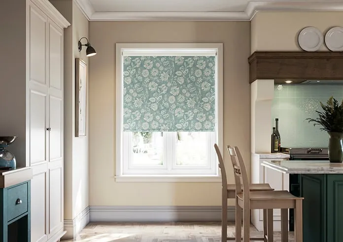 Library Sea Spray - Roller Blind