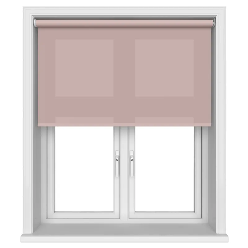 Dover Blush Pink Motorised Roller Blind