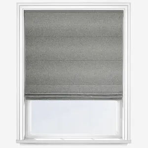 Moon Earth Hessian Roman Blind