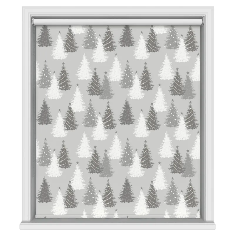 Christmas Trees Silver
