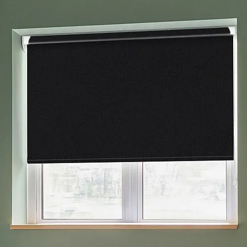Shona Licorice (Blackout) Grip Fit Roller Blinds