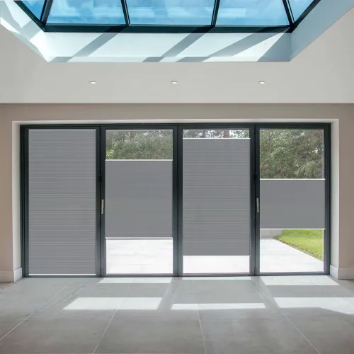 Fittoframe Dovestone Blackout Grey Honeycomb Pleated Blind