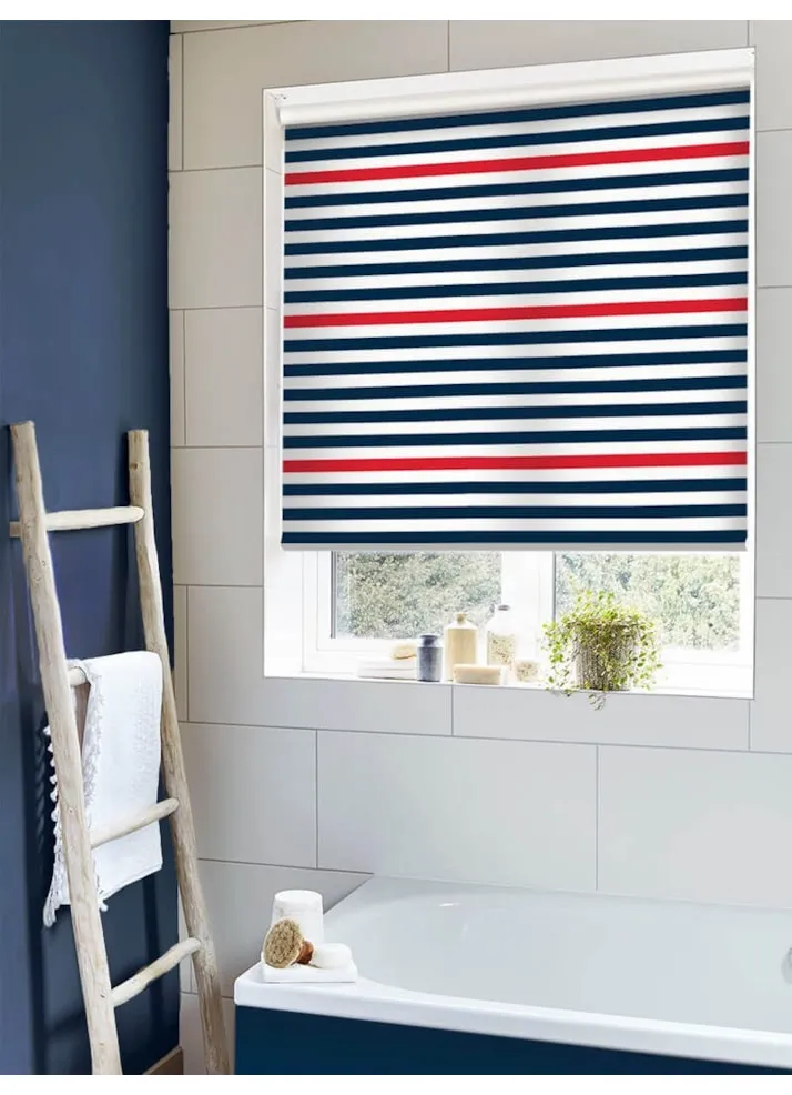 Nautical Stripe Roller Blind