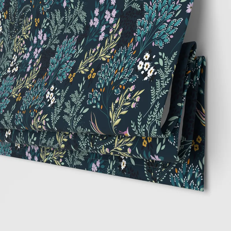 Sara Miller Songbird Teal Motorised Blinds Uk