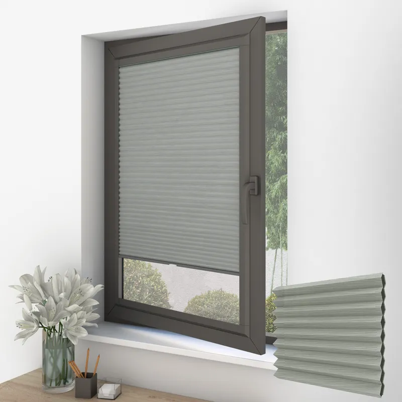 Cosishade Dlx Pewter Perfect Fit Honeycomb Blinds