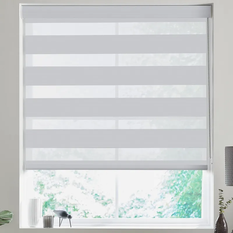 Harmony Made To Measure Day Night Blind Snow