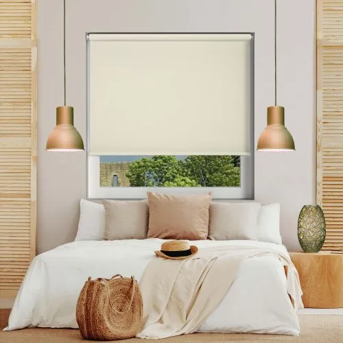 Bedtime Delicate Cream Cordless Roller Blind