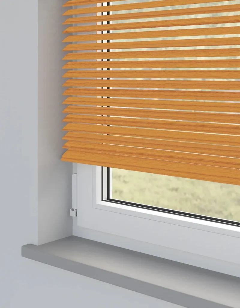 Expressions Autumn Gold Faux Wooden Blind - 50mm