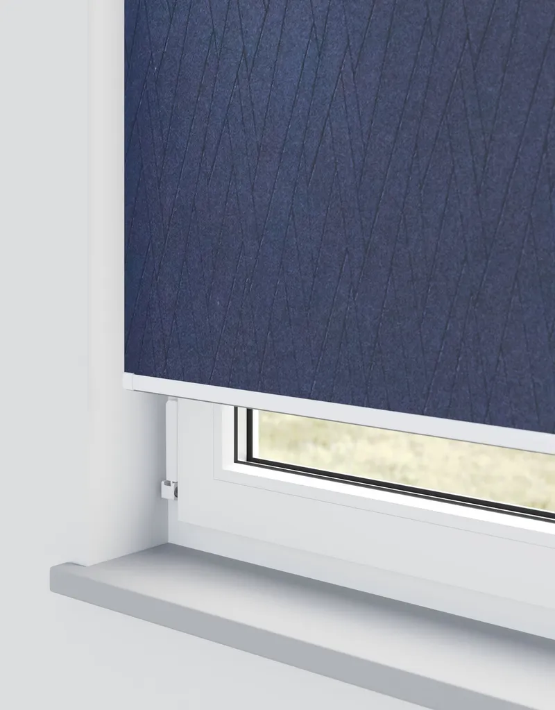 Cubik Navy Electrical Roller Blind