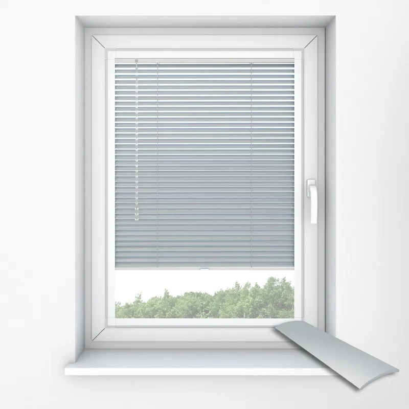 0306 Pale Grey Perfect Fit Venetian Blinds