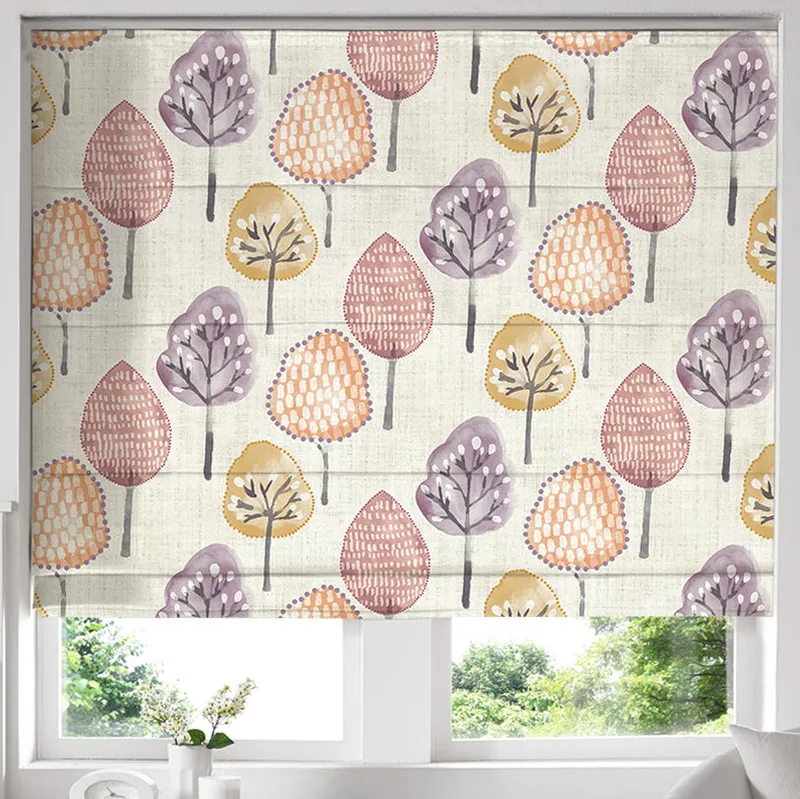 Runswick Made To Measure Roman Blind Berry