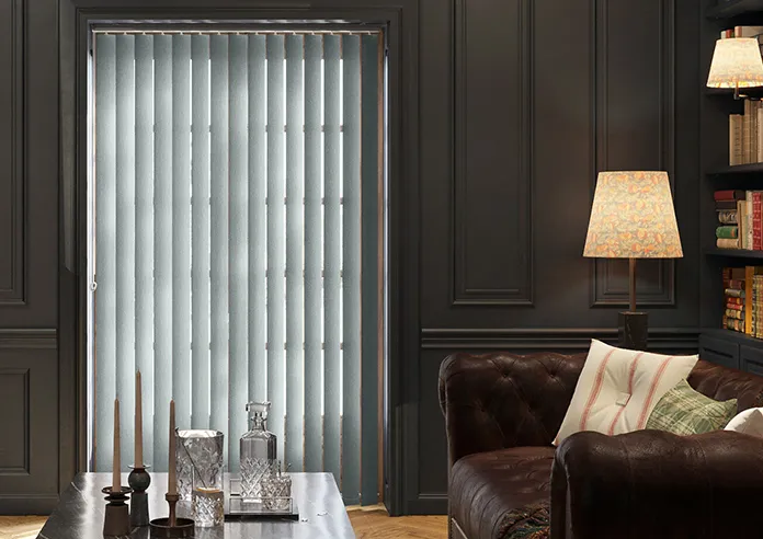 Deanna River Grey - Vertical Blind