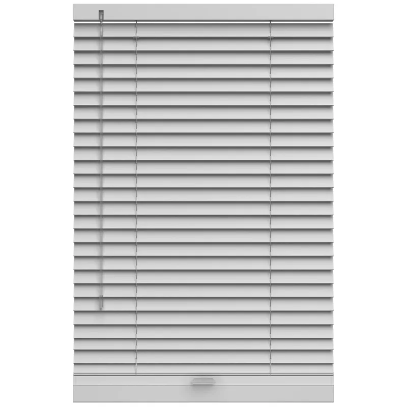 Quickstick Tradechoice Mist Grey Real Wood Blinds Uk