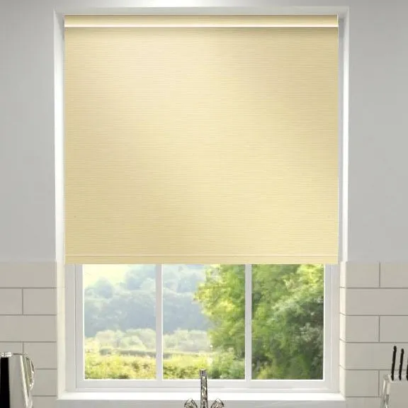 Primary Made To Measure Blackout Roller Blind Vintage Antique Cream