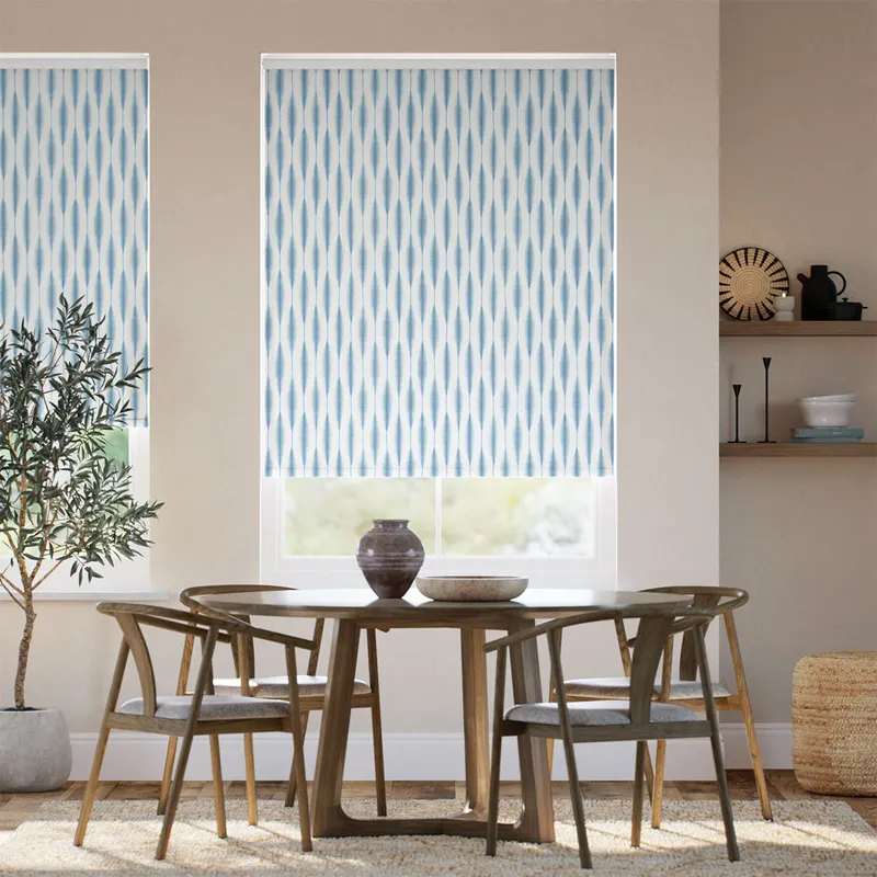 Twist2go Kasuri Sky Roller Blind