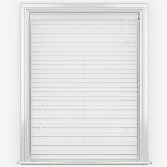 Impressions Grained Bright White Venetian Venetian Blinds