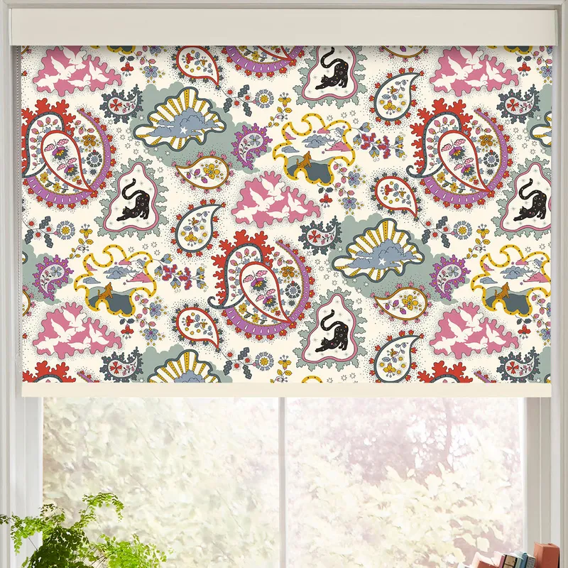 Cath Kidston Paisley Made To Measure Roller Blind Multi
