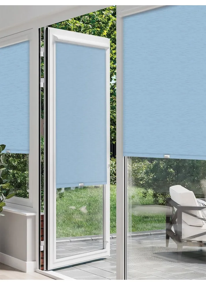 New York Cornflower Blue Perfect Fit® Roller Blind