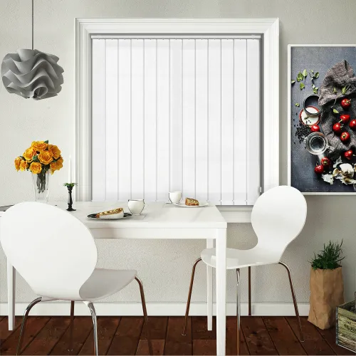 Roma White Vertical Blind