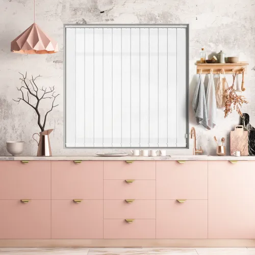 Cora White Vertical Blind