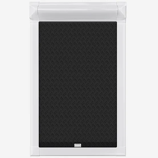Whiston Black Perfect Fit Roller Blind