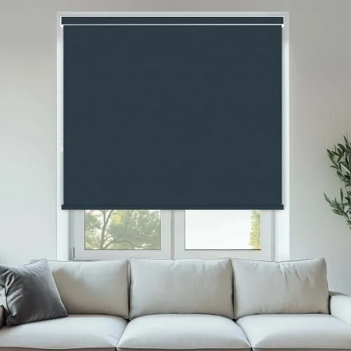 Vibe Blackout Pelmet Roller Blinds - Breton Blue
